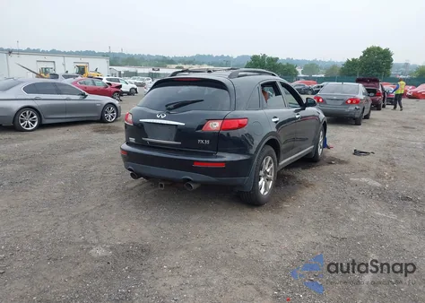 2008 Infiniti Fx35 z USA, uszkodzony, nr VIN JNRAS08W68X207924